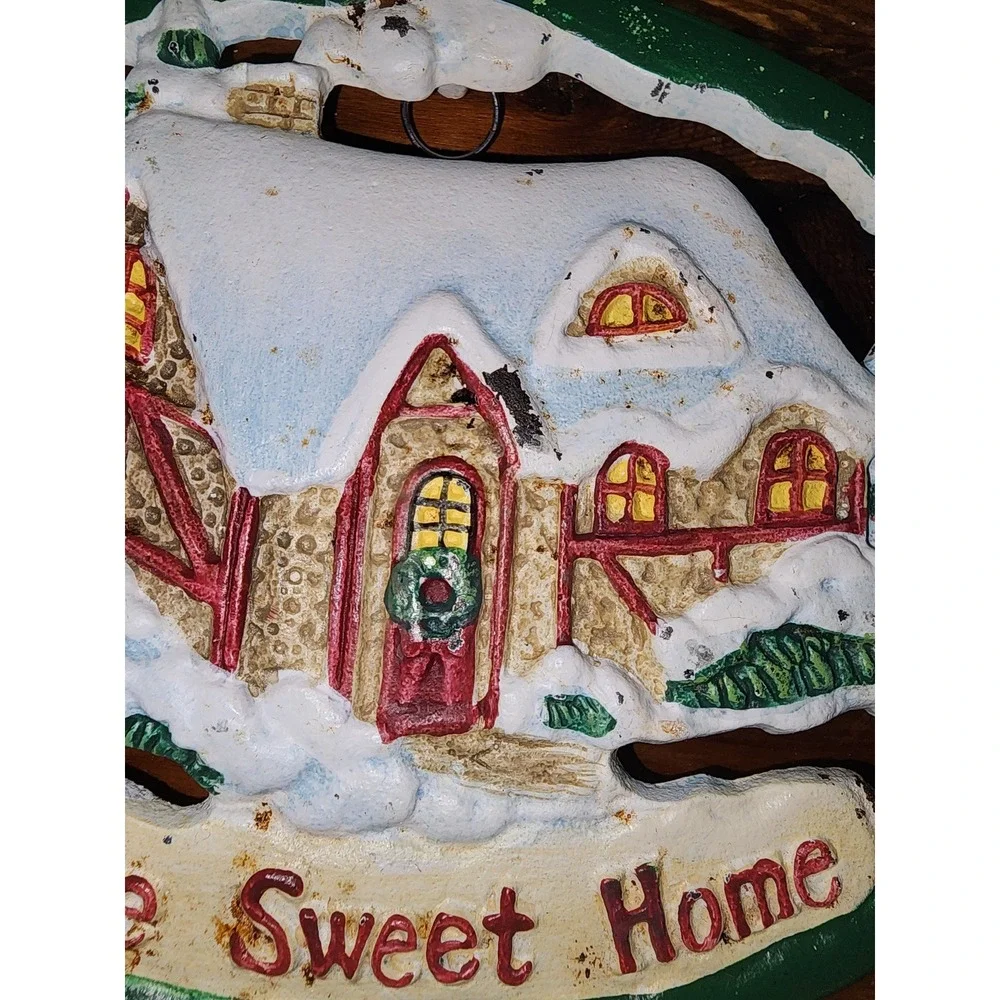 Vintage Avon Home‎ Sweet Home Metal Trivet Sign